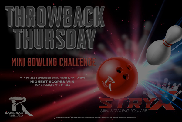 Throwback Thursday Mini Bowling Challenge