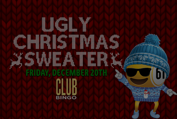 Club Bingo Ugly Christmas Sweater