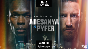 UFC FN Adesanya VS Pyfer