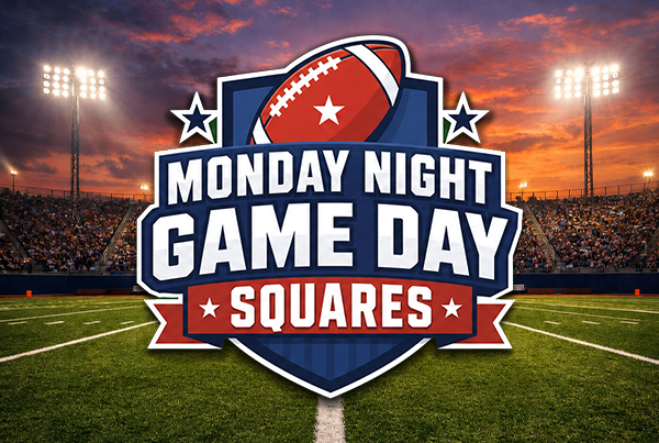 Monday Night Game Day Squares BRIGHT